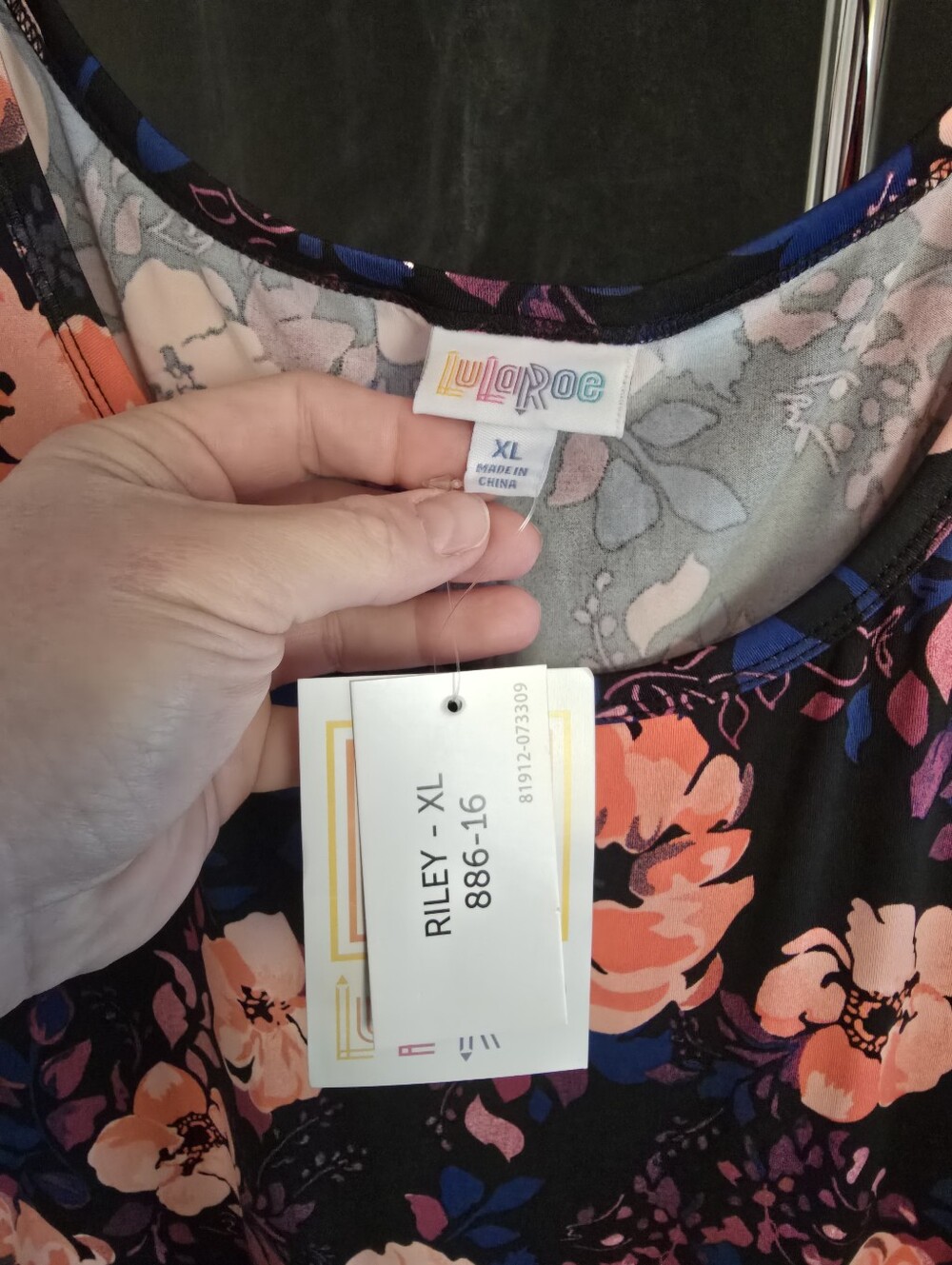Lularoe Riley Dress Size XL - Picture 3 of 4